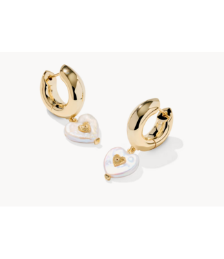 Kendra Scott SASHA Heart Huggie Earring