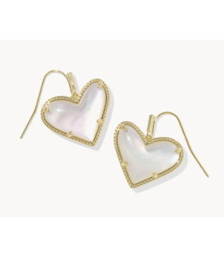 Kendra Scott Ari Heart Stmt Drop Earring