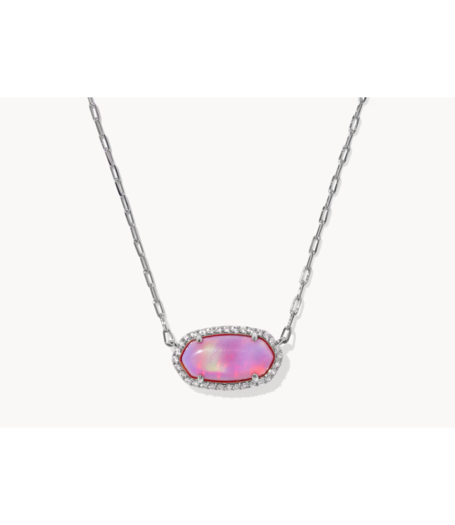 Elisa Pave Frame Pend Neck