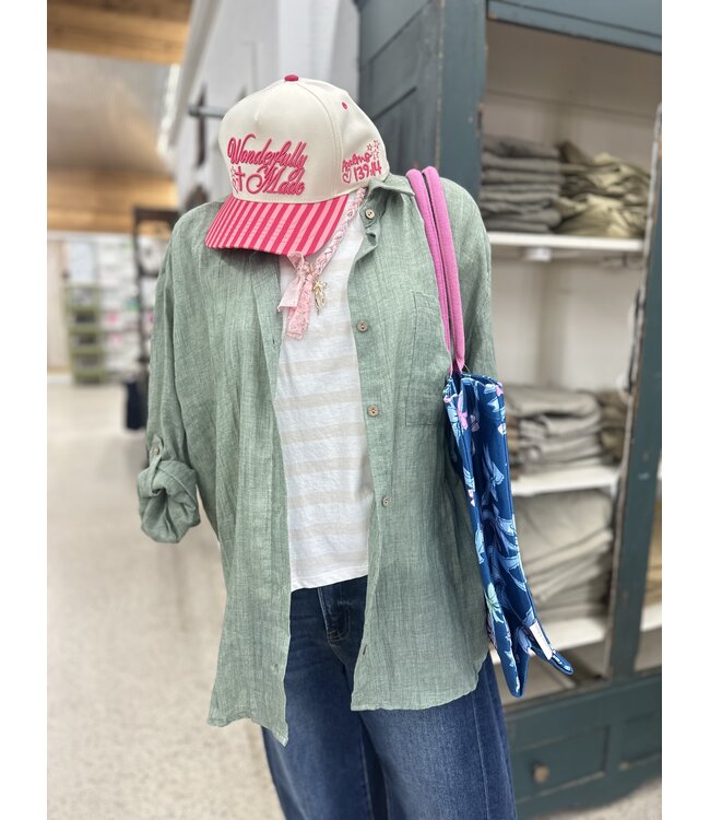 love pot gauze button up