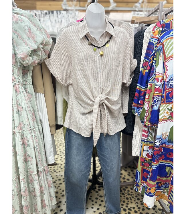 amana s/slv stripe top