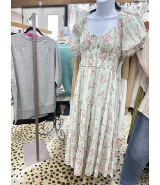 trix feminine floral maxi