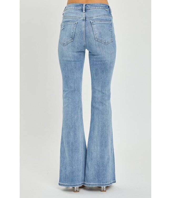 Distressed Flare Jeans