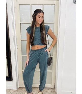 Crop Top and Jogger Set