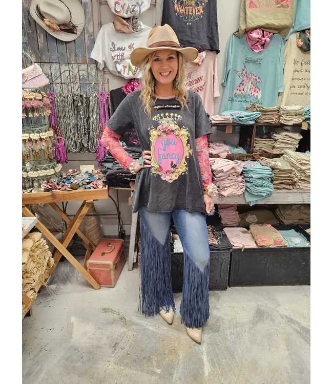 YOU FANCY tattered tee