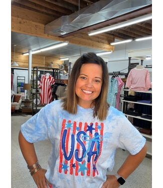 ACE OF GRACE CC USA STRIPE TEE