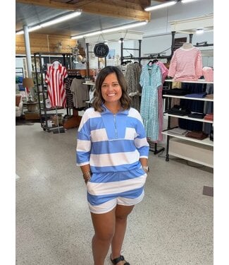 Little Daisy Closet LDC HALF ZIP 2PC SET