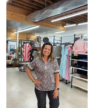 LOVESOFT QUARTER ZIP TOP