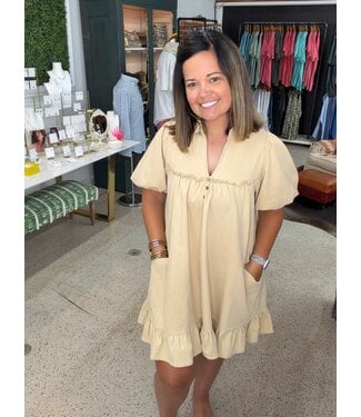 Easel RUFFLE DRESS