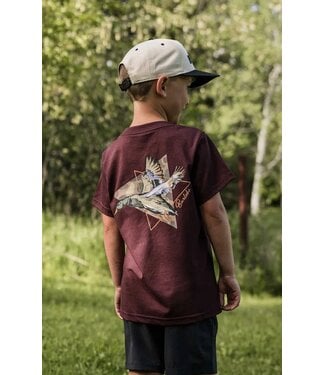 BURLEBO PINTAIL TRIANGLE DUCK MAROON