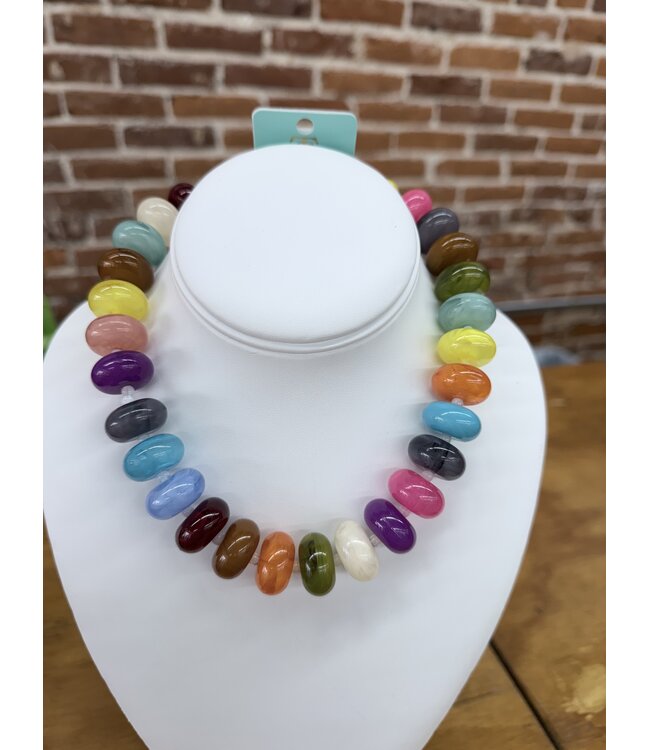 SCARLETT BEADED NECKLACE
