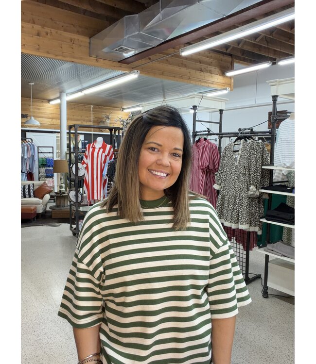 Olive Green Top