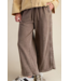 MINERAL WASHED TERRY KNIT PANTS