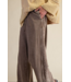 MINERAL WASHED TERRY KNIT PANTS