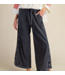 MINERAL WASHED TERRY KNIT PANTS