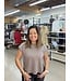 TAUPE GREY RIBBED TOP