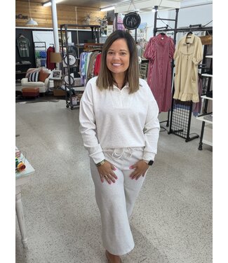 Sewn and Seen SCUBA HALF ZIP PANTS SET