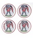 MASCOT COASTER SET\4