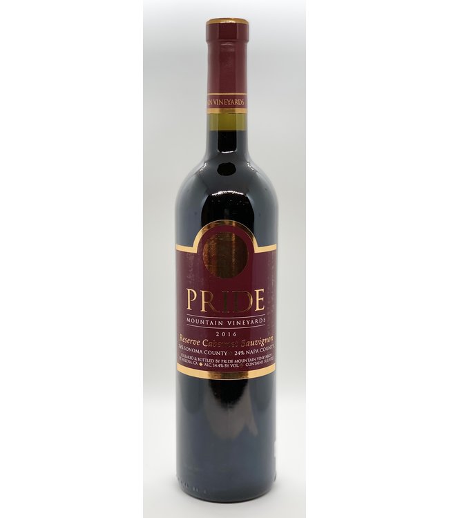 PRIDE MOUNTAIN VINEYARDS RESERVE CABERNET SAUVIGNON 2016 750ML