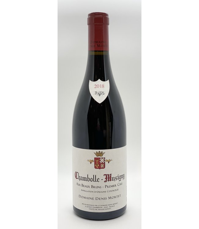 RED BURGUNDY DOMAINE DENIS MORTET CHAMBOLLE-MUSIGNY AUX BEAUX BRUNS - PREMIER CRU 2018 750ML