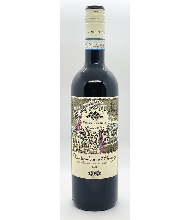 VIGNETI DEL SOLE MONTEPULCIANO D'ABRUZZO 2019 750ML