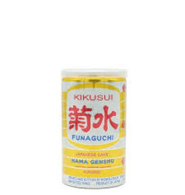Honjozo Sake, Funaguchi Kikusui NV (200 ml Can)