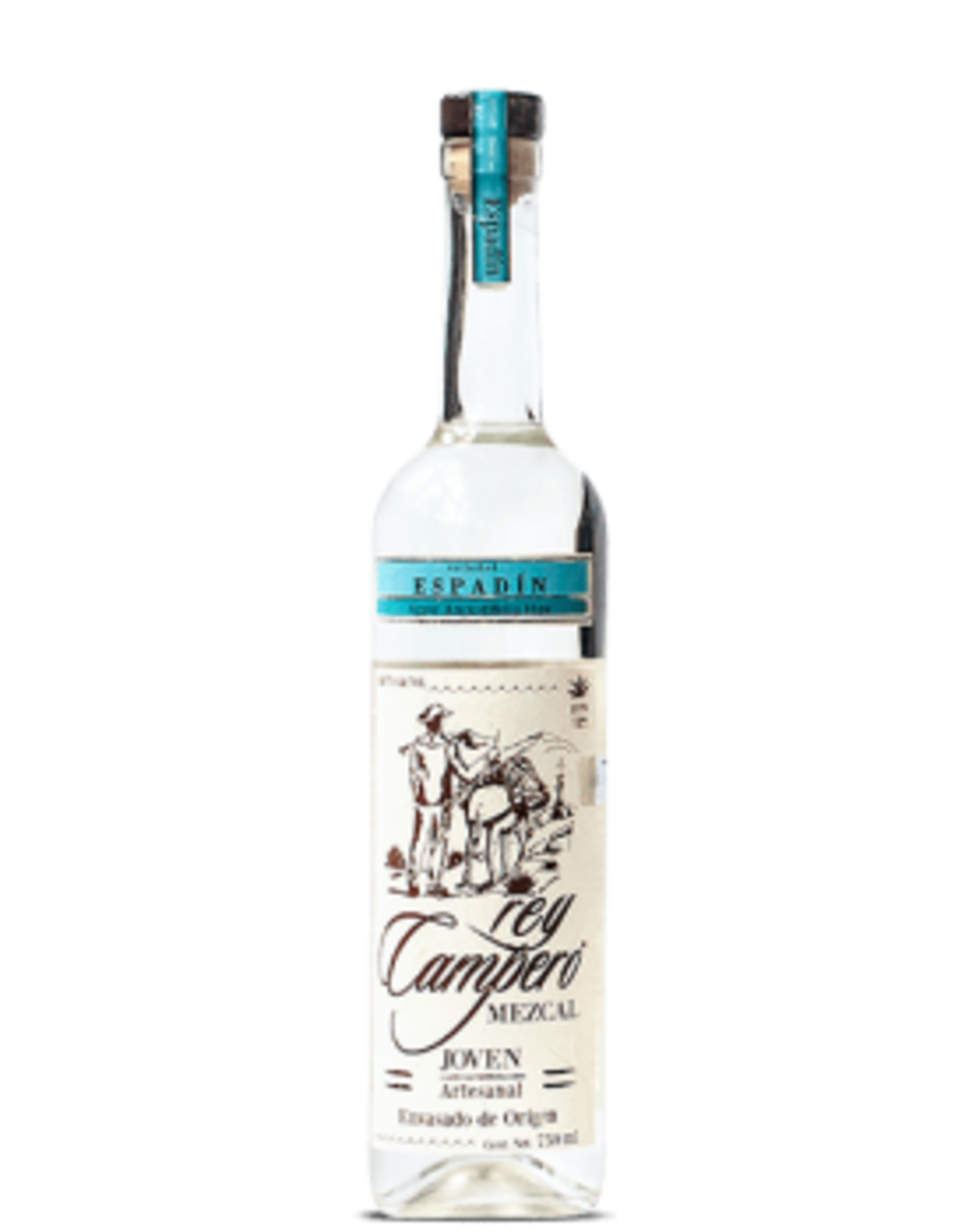 Mezcal Espadin, Joven, Rey Campero 750ml
