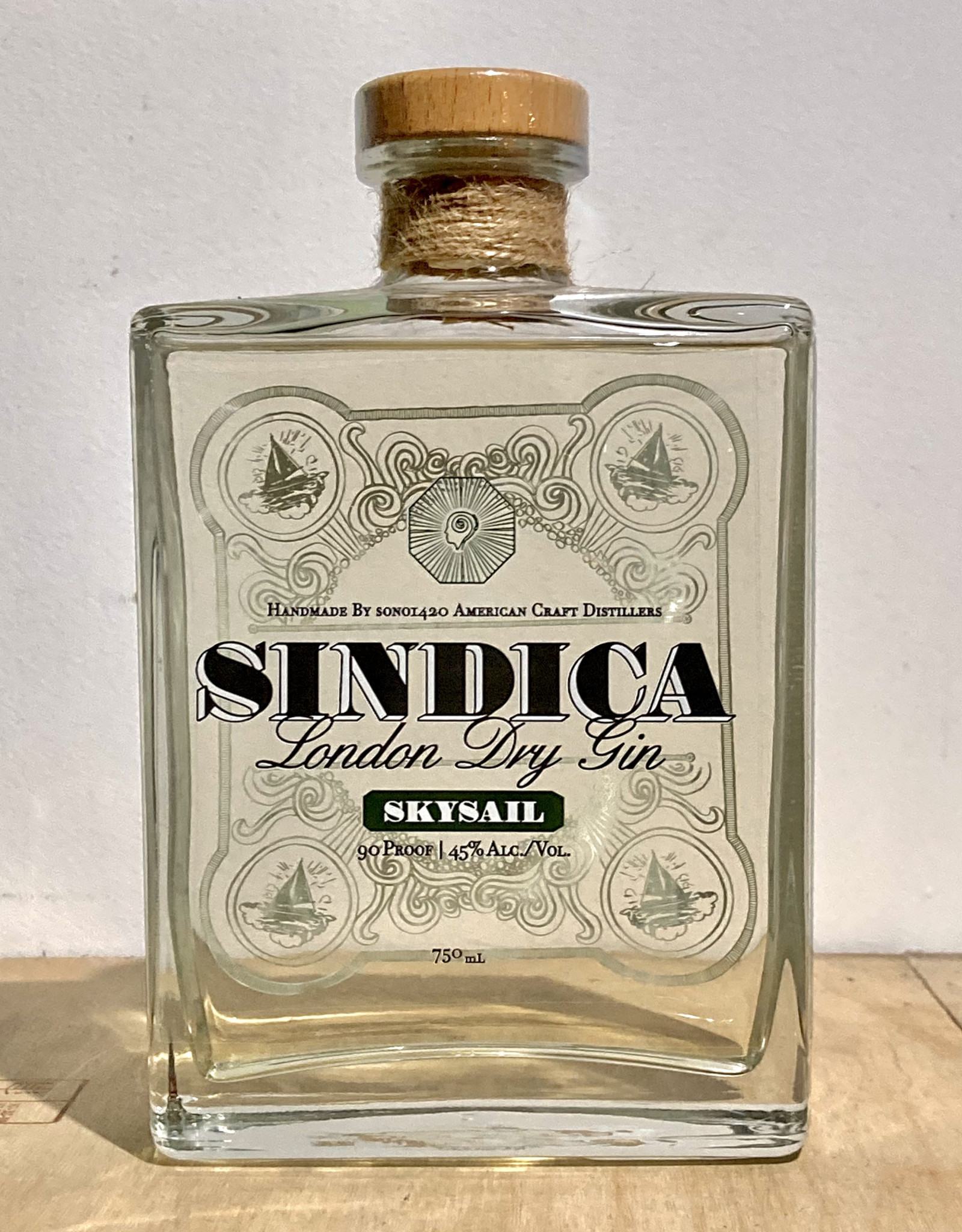 Gin, Connecticut, "Sindica Skysail London Dry," Sono 1420
