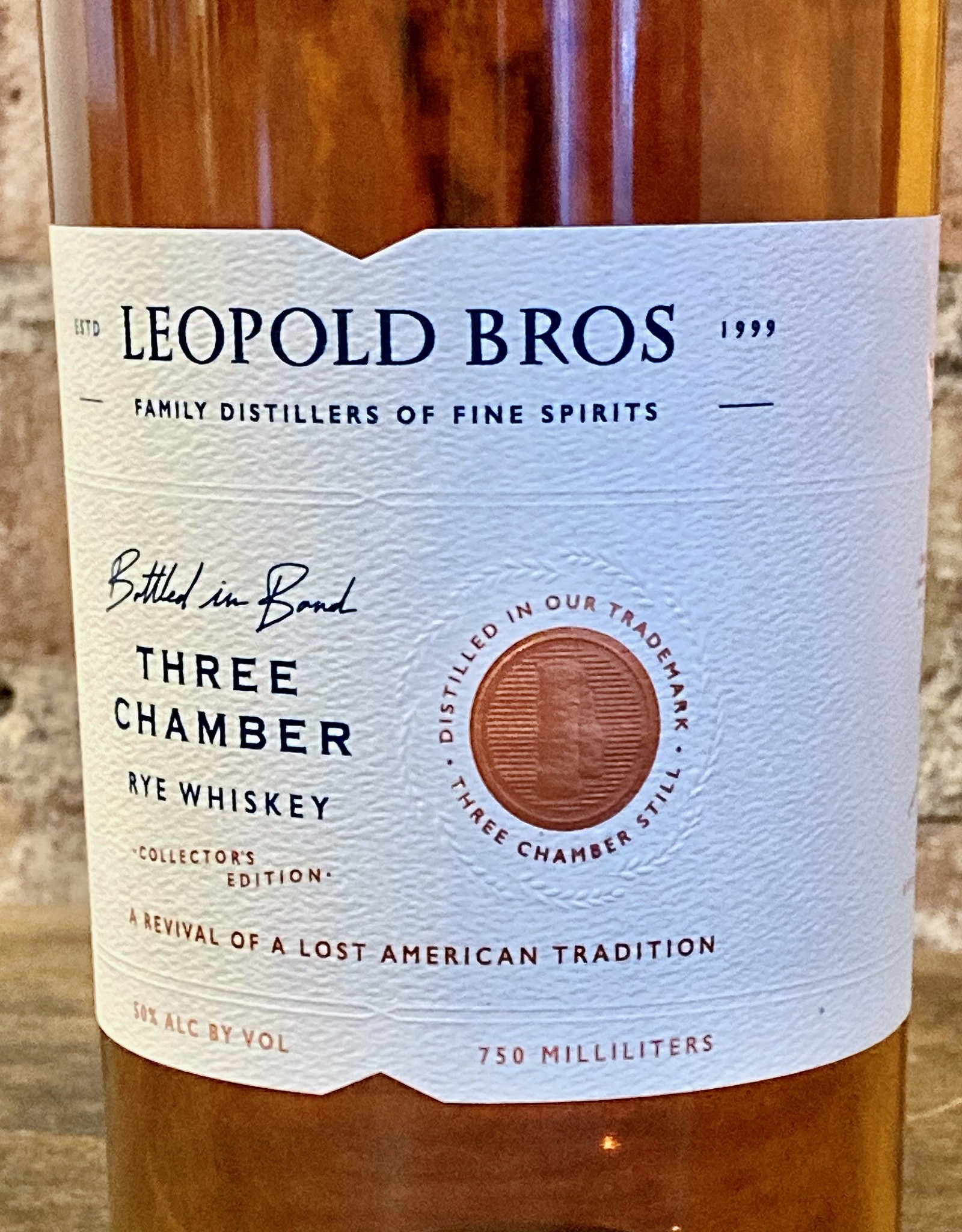 Spirits Rye Whiskey, THREE CHAMBERS RYE, Leopold Brothers