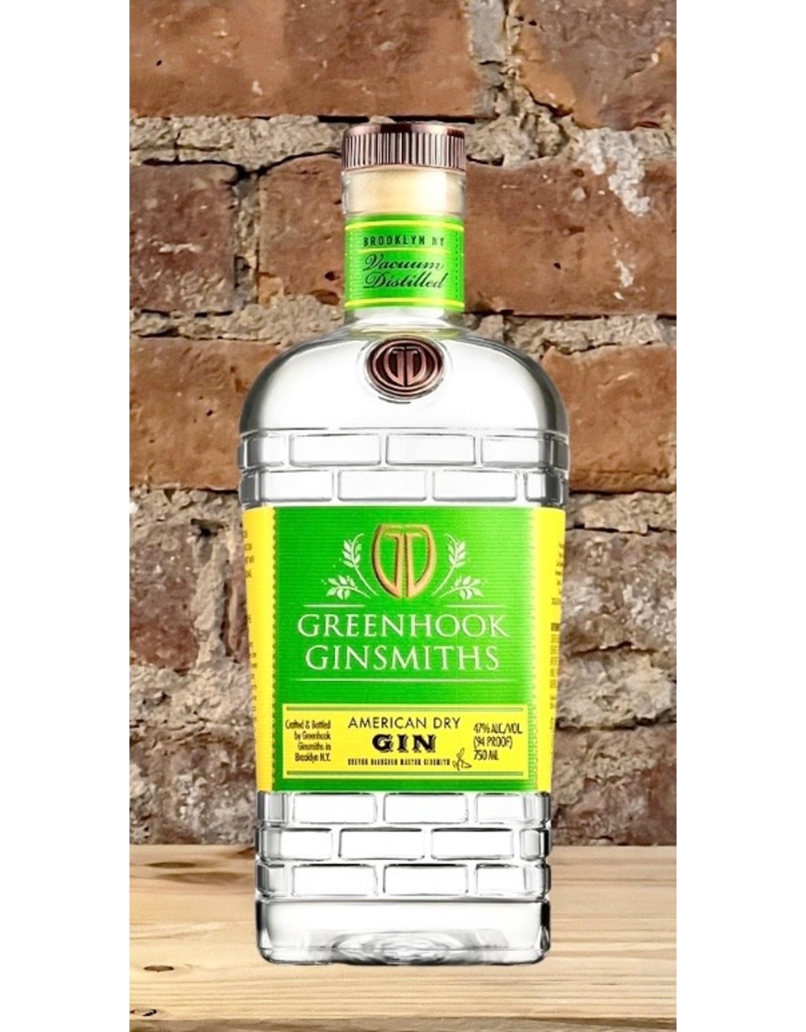 Gin, American Dry, Greenhook Ginsmiths 47%