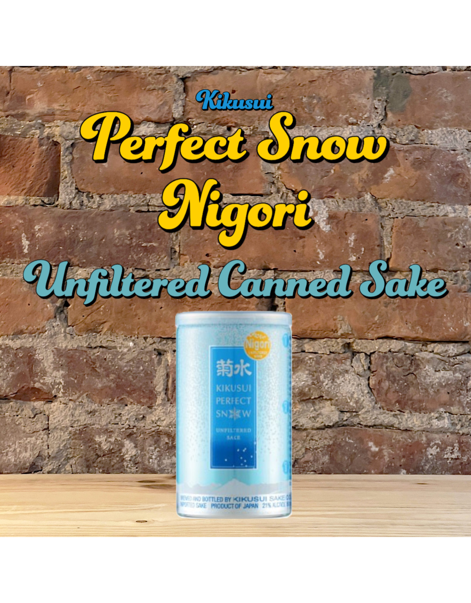 Kikusui - Perfect Snow Nigori Canned Sake