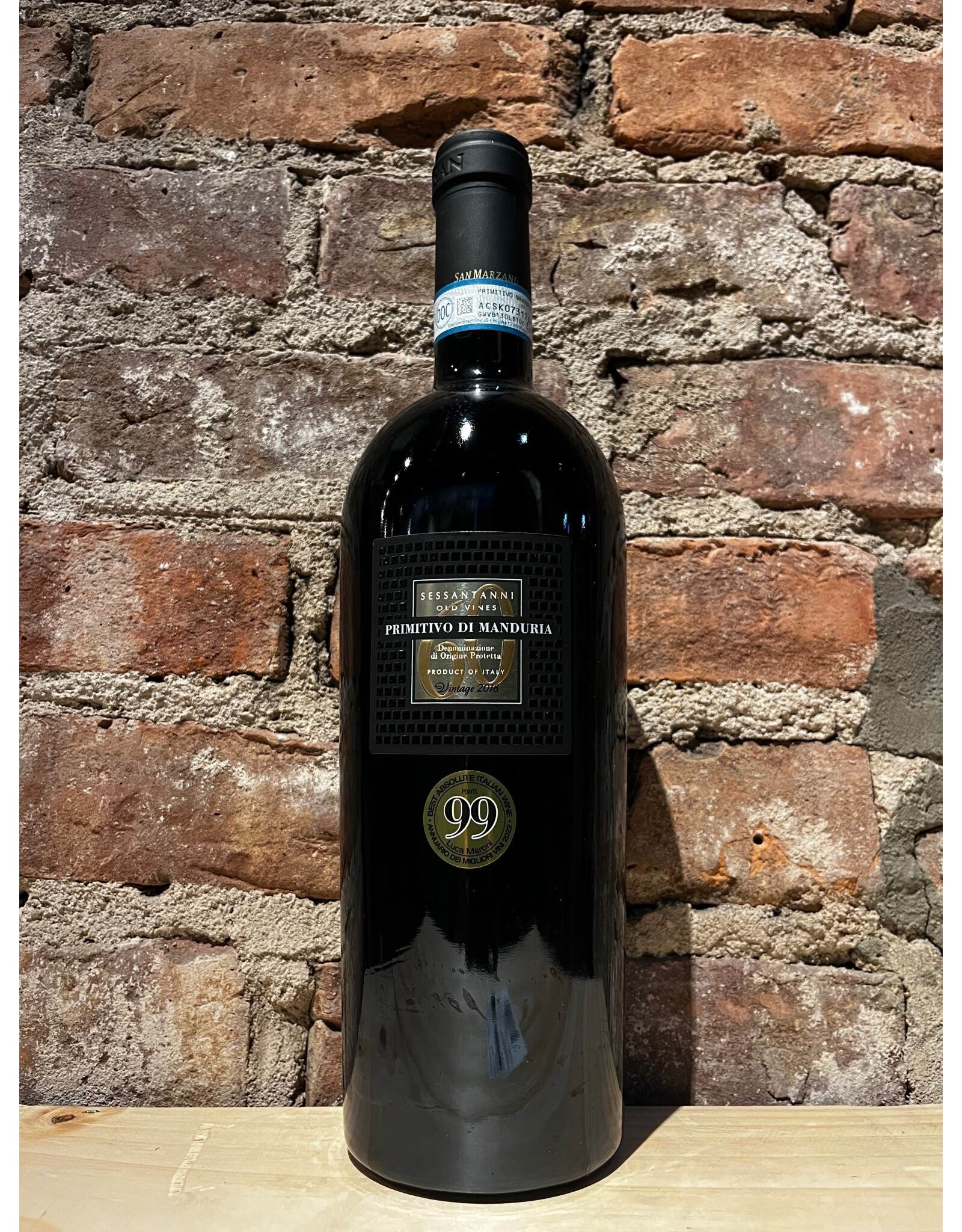 Primitivo di Manduria, '60 Sessantanni Old Vines,' San Marzano 2018