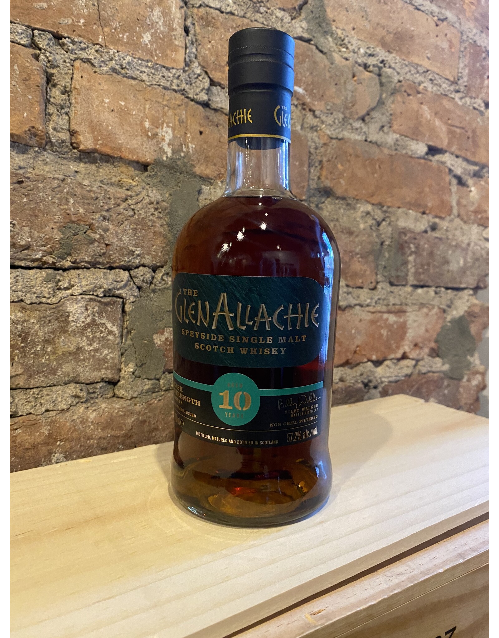 Scotch Whiskey, Single Malt, 10 yr  Batch 8, CASK STRENGTH, GlenAllachie