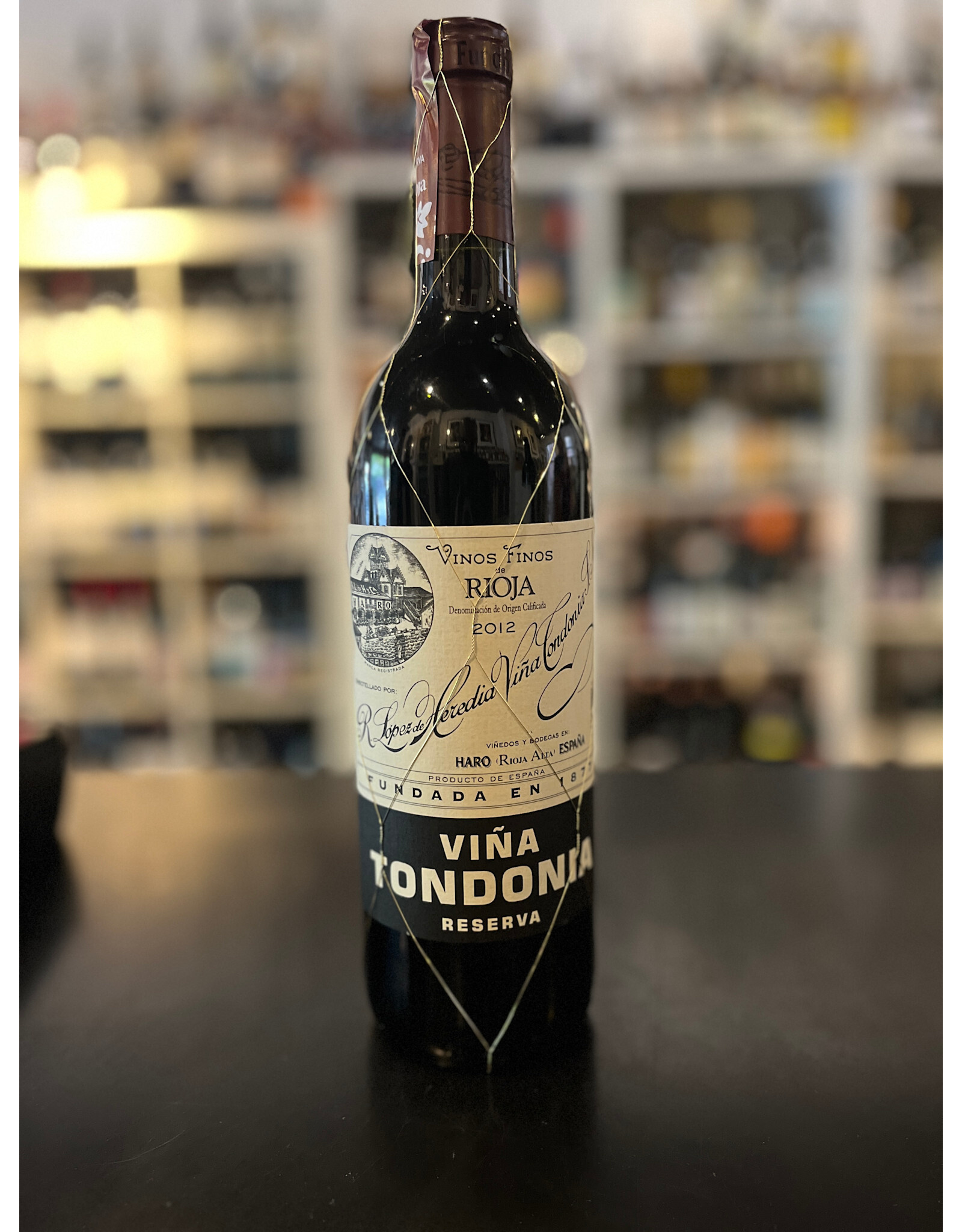 Rioja Riserva Tinto, 'Vina Tondonia,' R. Lopez de Heredia 2012