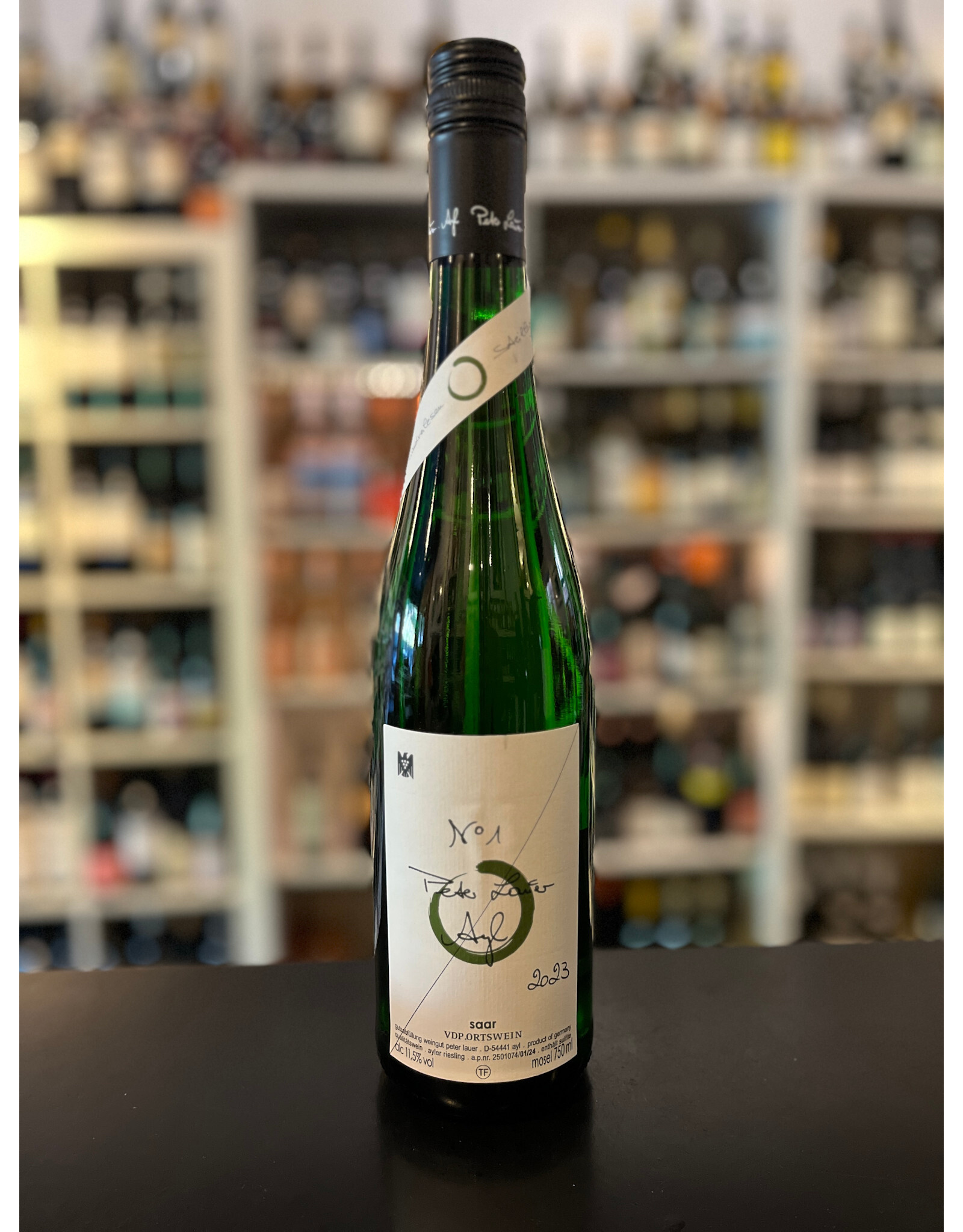 Riesling, Mosel, 'Riesling No. 1 Ayler Trocken/Feinherb,' Peter Lauer 2023