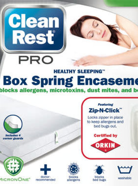 Clean Rest Twin Box Spring Encasement Clean Rest Pro