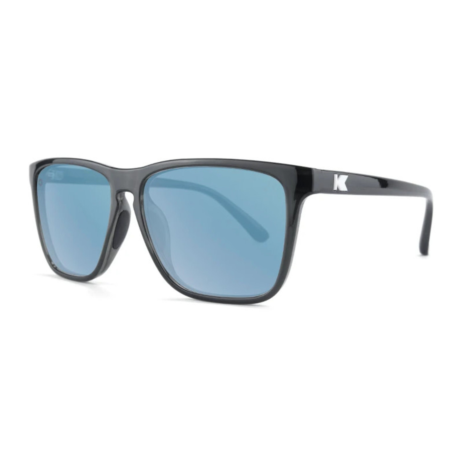 Knockaround Fast Lanes Sport Sunglasses Jelly Black / Sky Blue