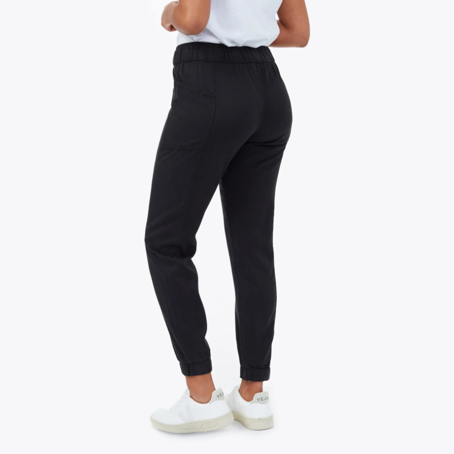 Tentree Colwood Jogger Pants Meteorite Black Women