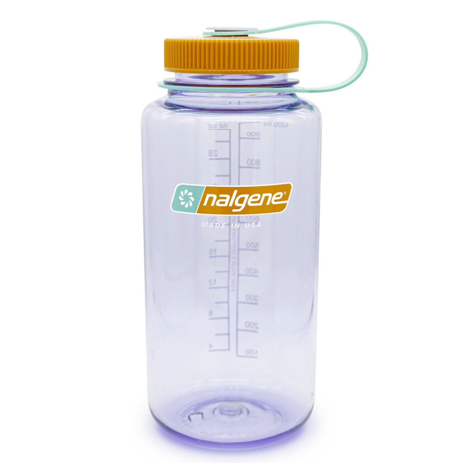 Nalgene Clear Wide Mouth Water Bottle 1L