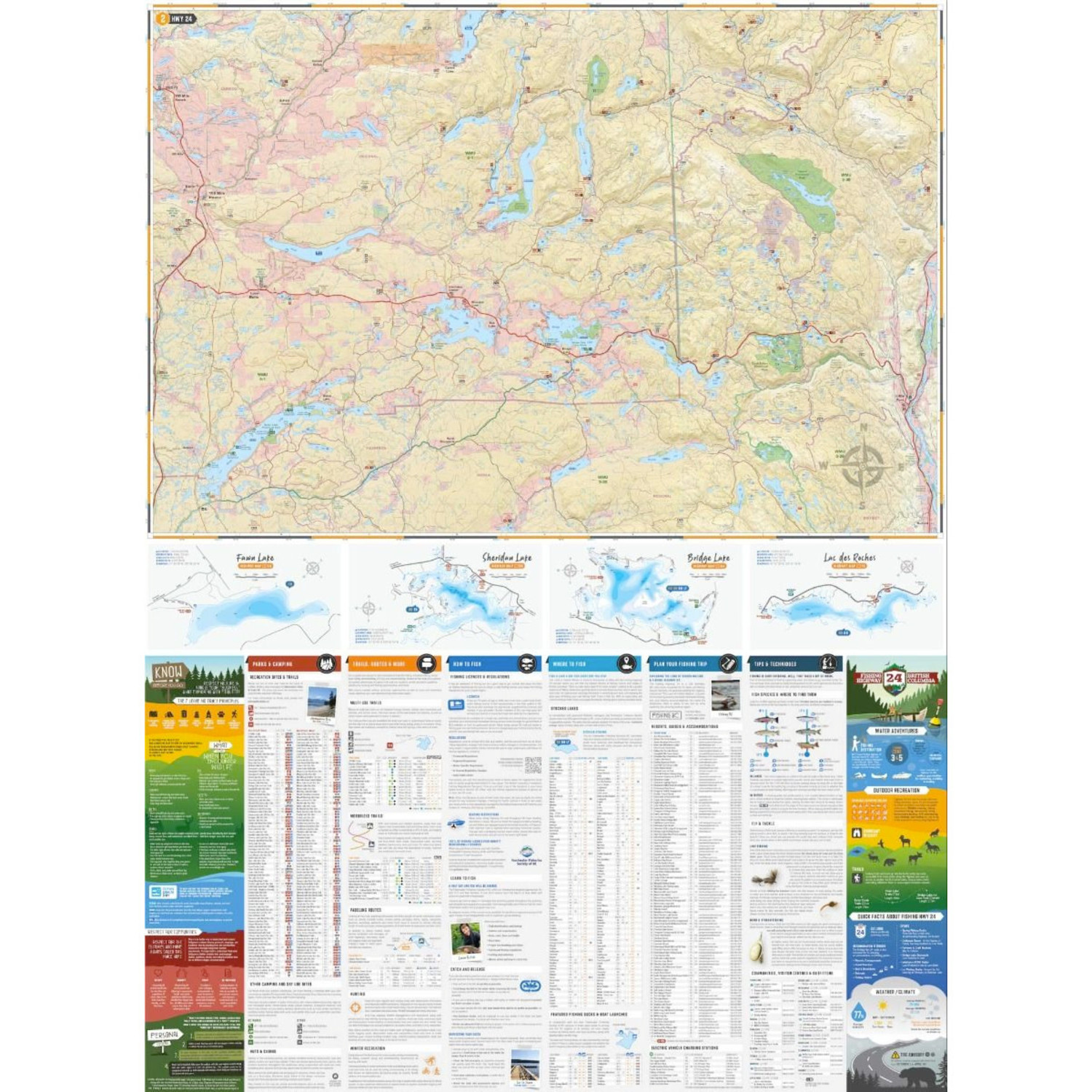 Backroad Mapbook Fishing Chart Collection Cariboo Region 4th Edition – Hub  Sports Canada