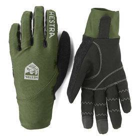 Hestra Ergo Grip Active Wool Terry Gloves - 10 - Dark Forest / Black