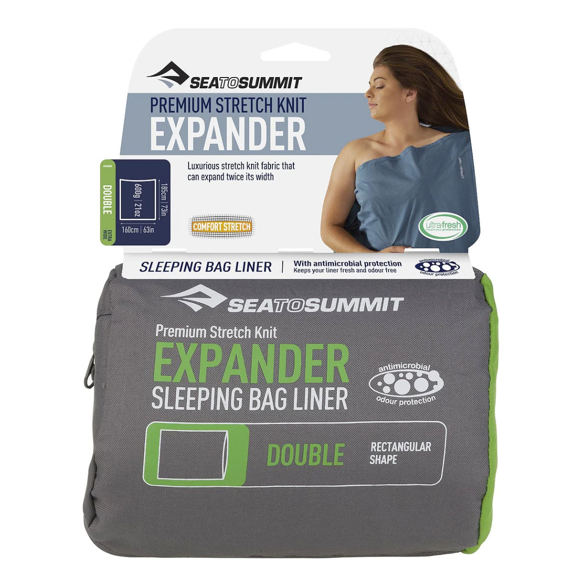 Sea to Summit Expander Travel Sleeping Bag Liner Double True Outdoors