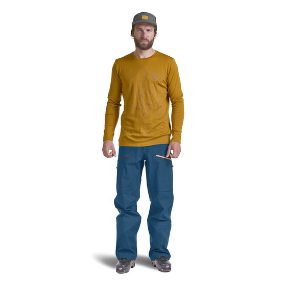 Ortovox 185 Merino Tangram Long Sleeve T-Shirt - Men's
