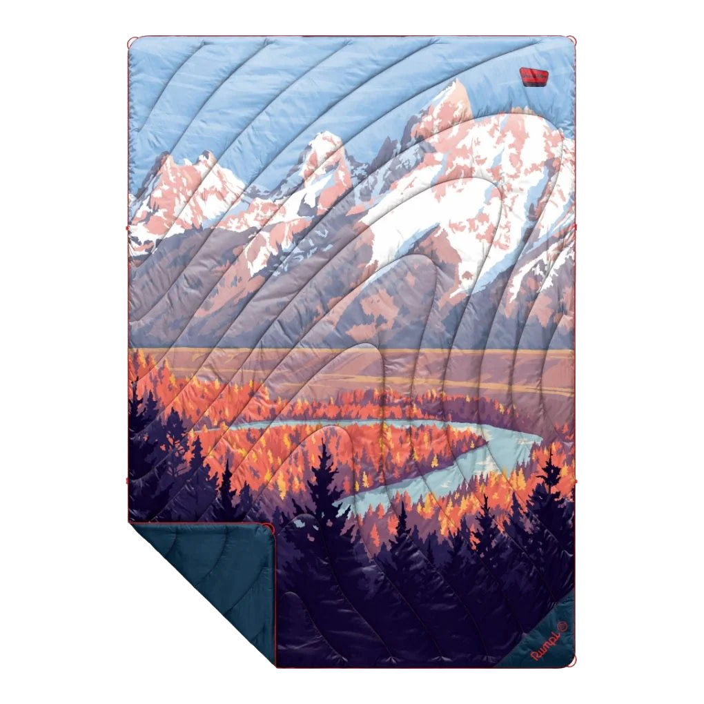 Rumpl Original Puffy 1Person Blanket Grand Teton National Park