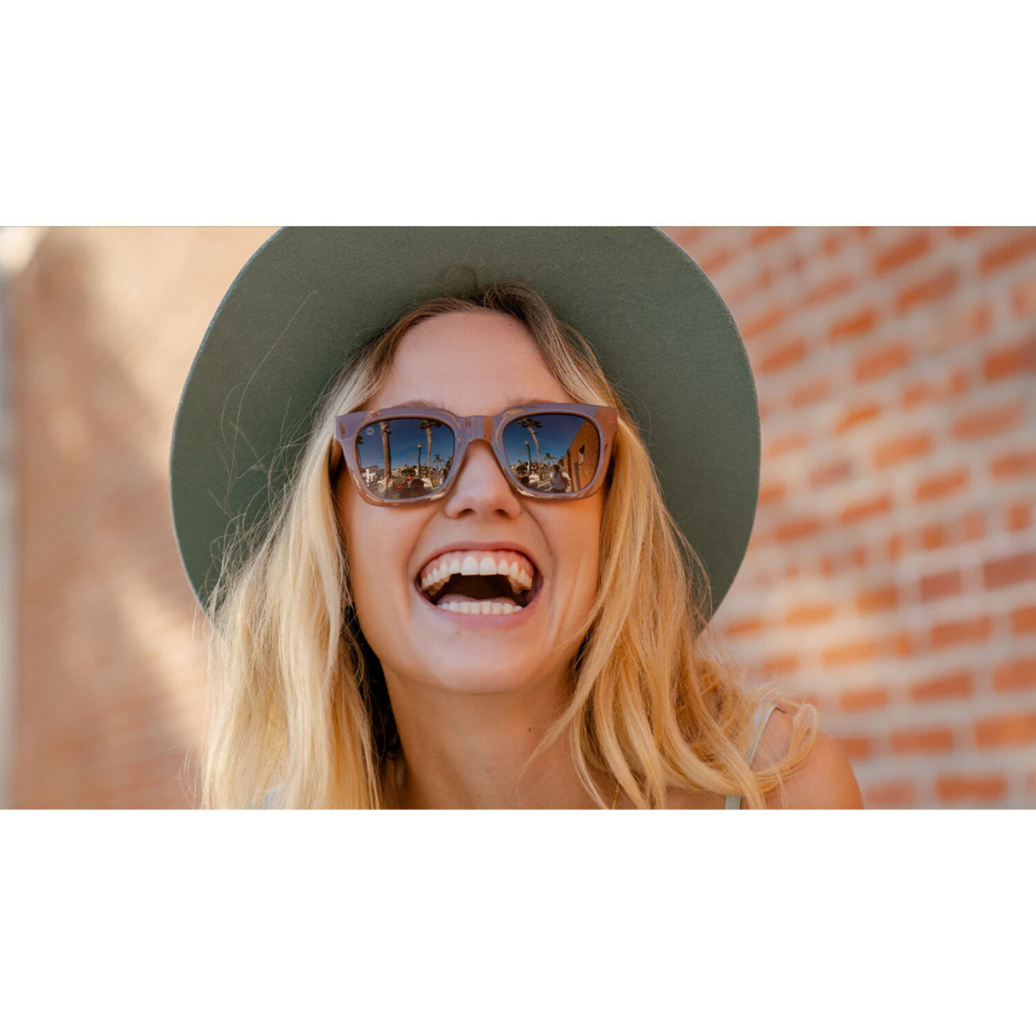 Knockaround Songbirds Sunglasses Rose Latte - True Outdoors display picture 1