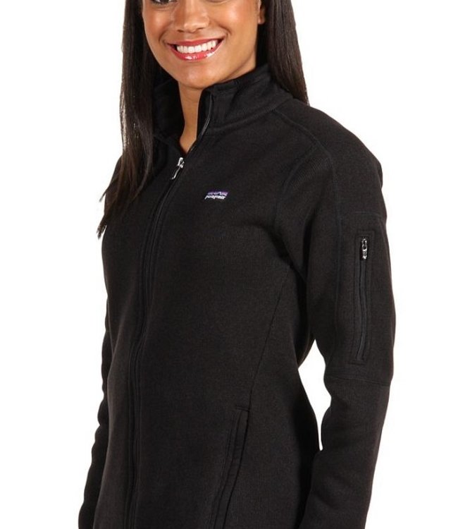 Branded Patagonia Women's Better Sweater Fleece Jacket Black