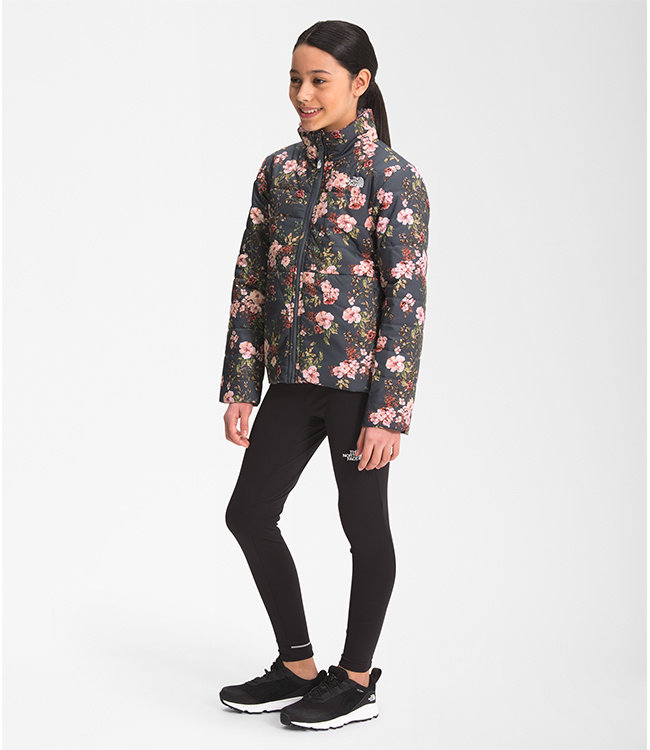 The North Face Girls' Printed Reversible Mossbud Swirl Jacket