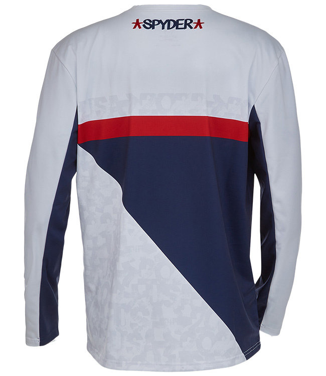 Spyder Men's Usa Snow Crew Top