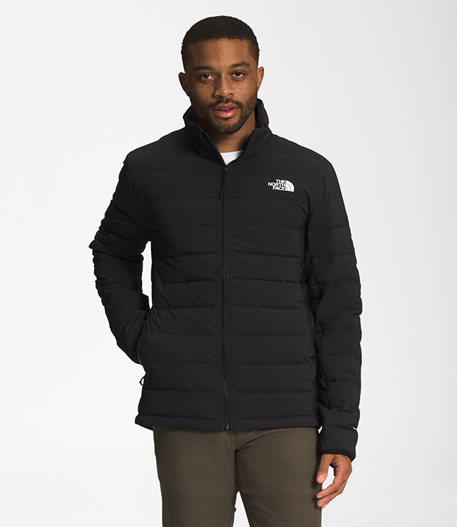 North face stretch 2025 down hoodie men's