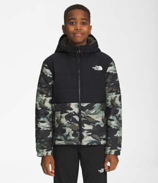 The North Face Boy's Printed Reversible Mount Chimbo Full Zip Hooded Jacket